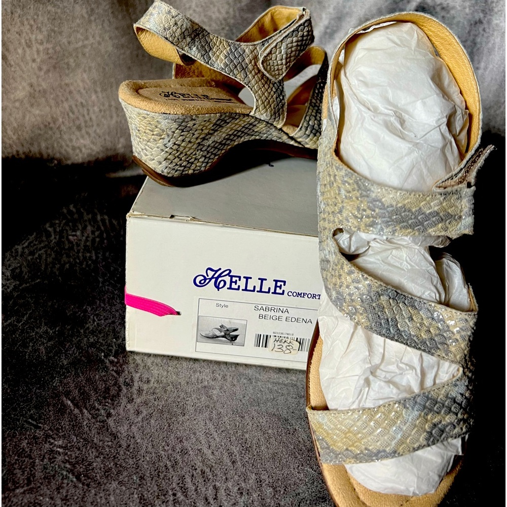 Helle Comfort Sabrina Edena beige size 38.